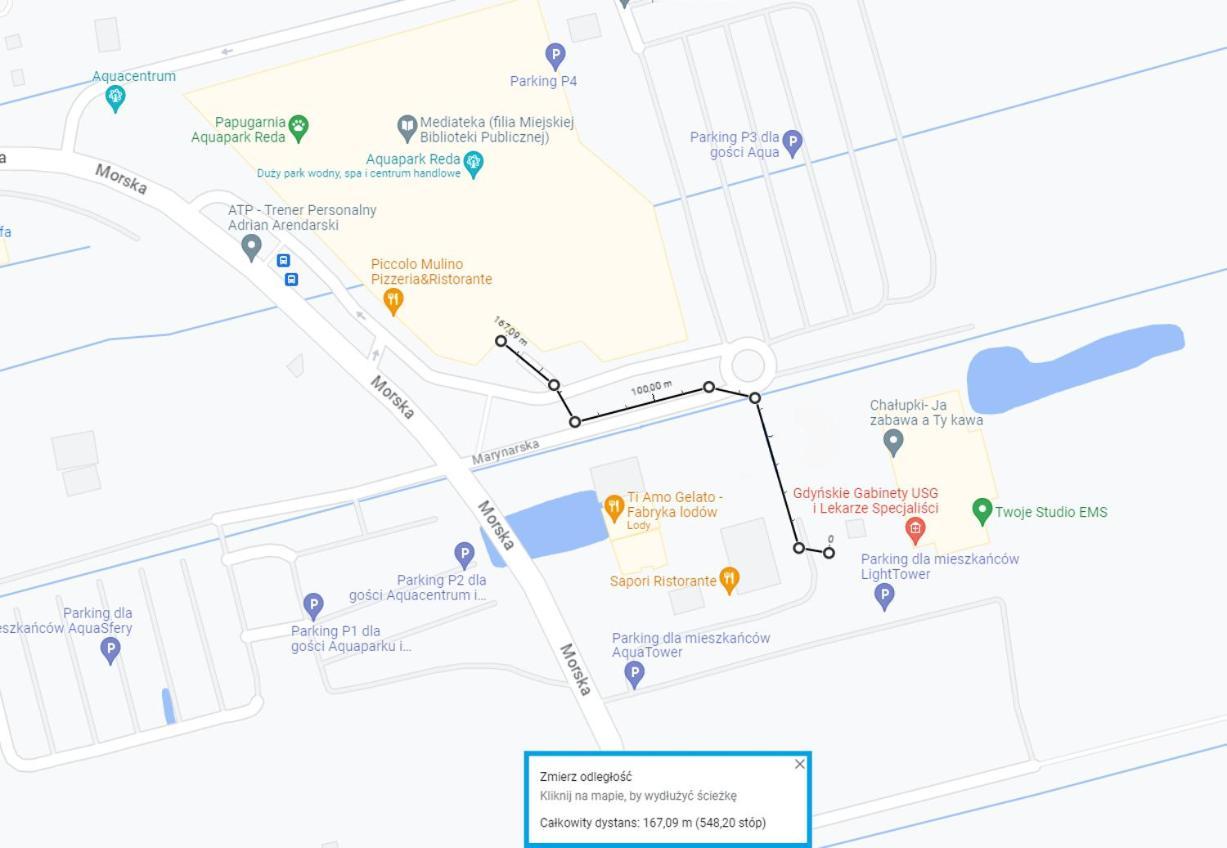 Apartament Marynarska Aquapark เรดา ภายนอก รูปภาพ